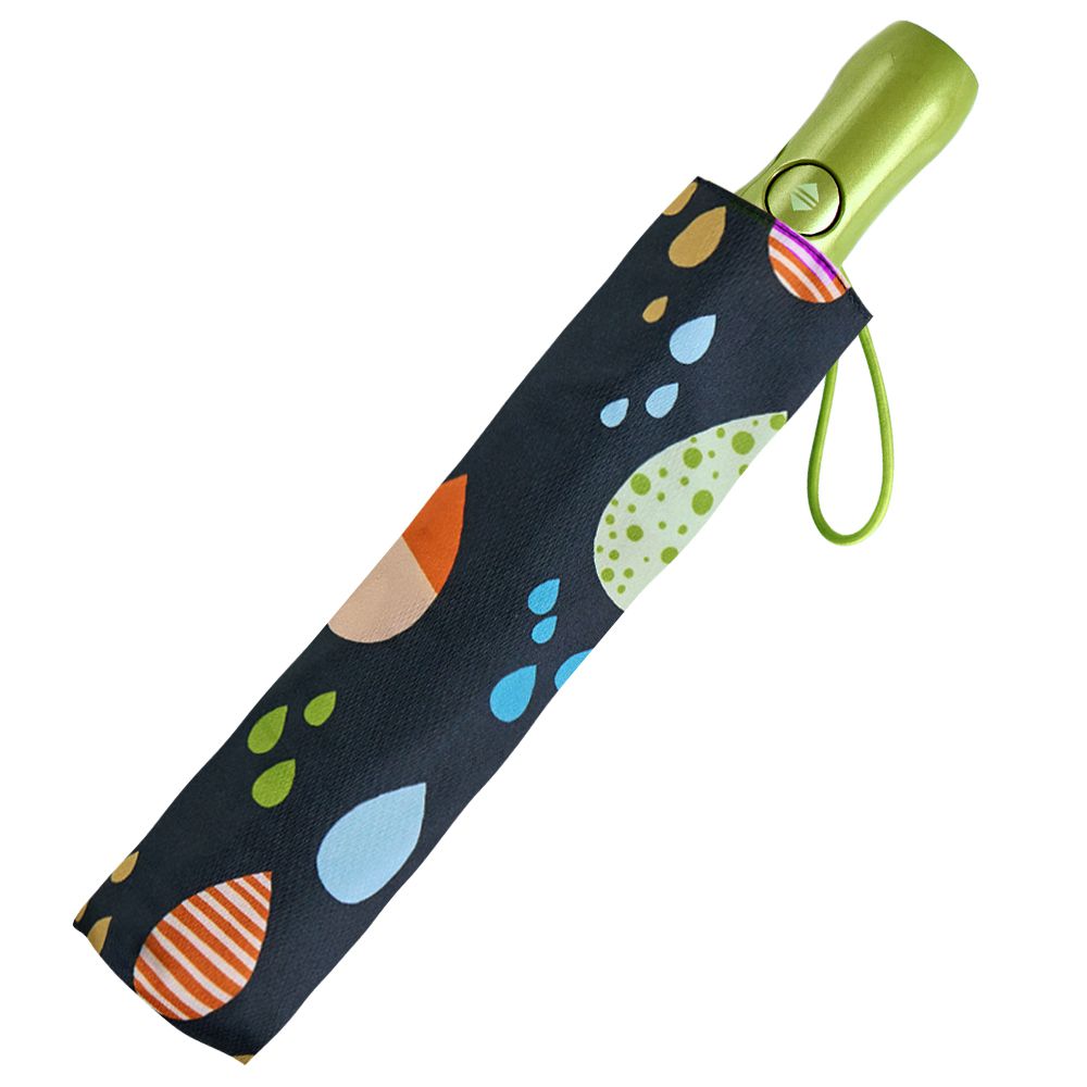 抗UV雙人自動傘-繽紛雨點-480g