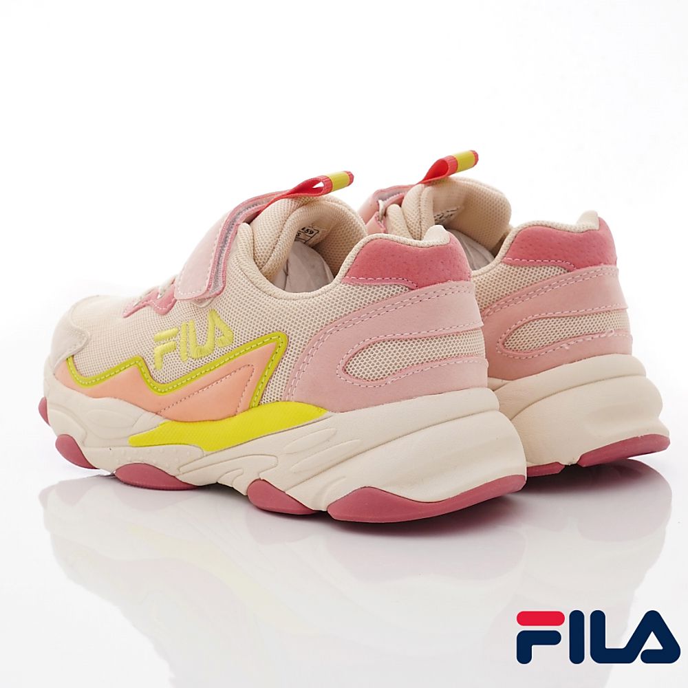 FILA - 復古老爹運動鞋款(中大童段)-運動鞋-米桃