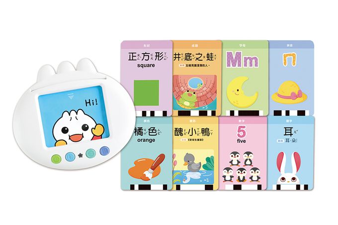 風車圖書 - 幼兒學習讀卡機(學習ㄅㄆㄇ、ABC、123、唐詩、成語、童話、兒歌)-FOOD超人