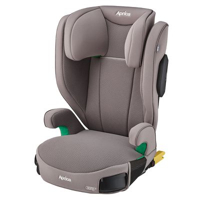 日本 Aprica - 3-12歲ISOFIX成長型汽座 RideCrew (布朗灰II)