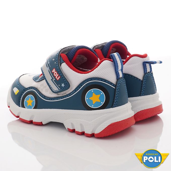 台灣製波力電燈運動童鞋(中小童段)-運動鞋-藍