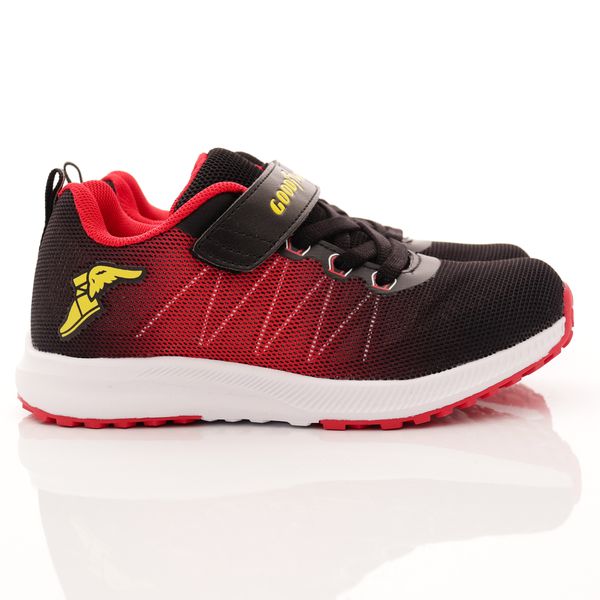 GOODYEAR - 運動童鞋-避震慢跑鞋(中大童)-黑紅