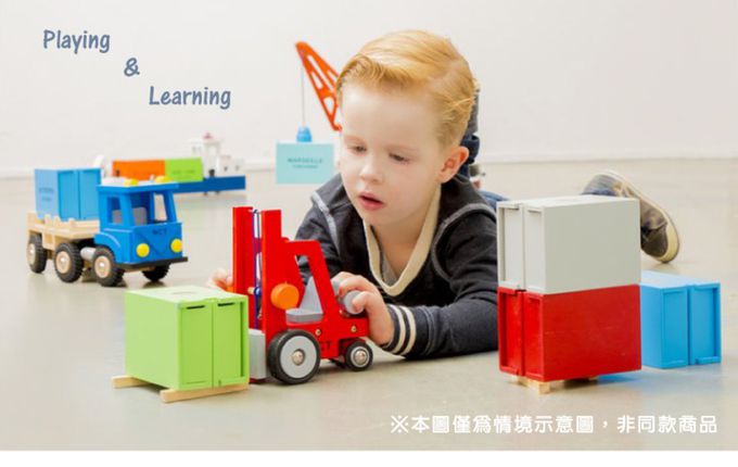 荷蘭 New Classic Toys - 北歐木製兒童畫板/畫架-經典藍