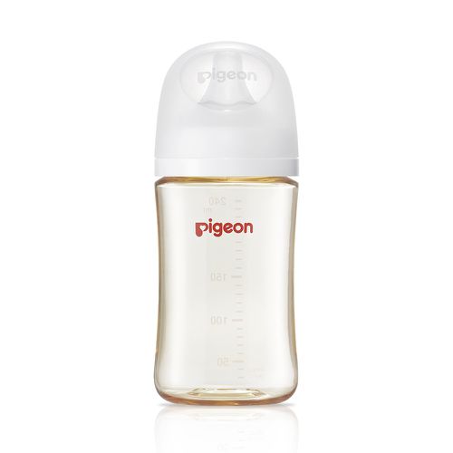 貝親 Pigeon - 第三代母乳實感PPSU奶瓶240ml-純淨白