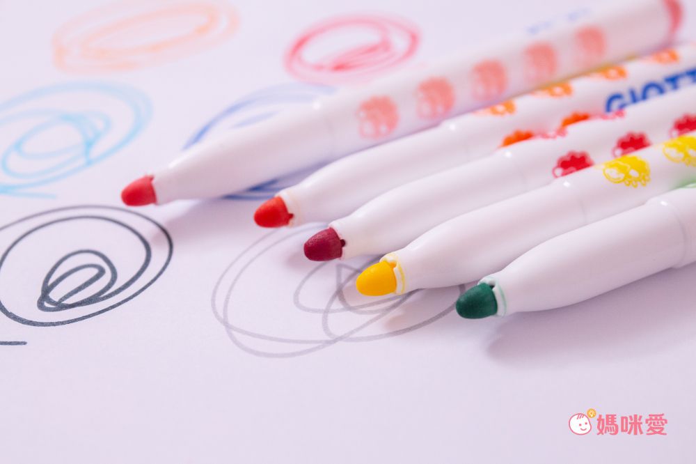 義大利GIOTTO - GIOTTO BEBE 可洗式寶寶彩色筆12色