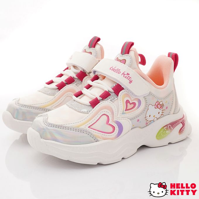 HELLO KITTY - HELLO KITTY-老爹運動童鞋-723207白(中大童段)-運動鞋-白
