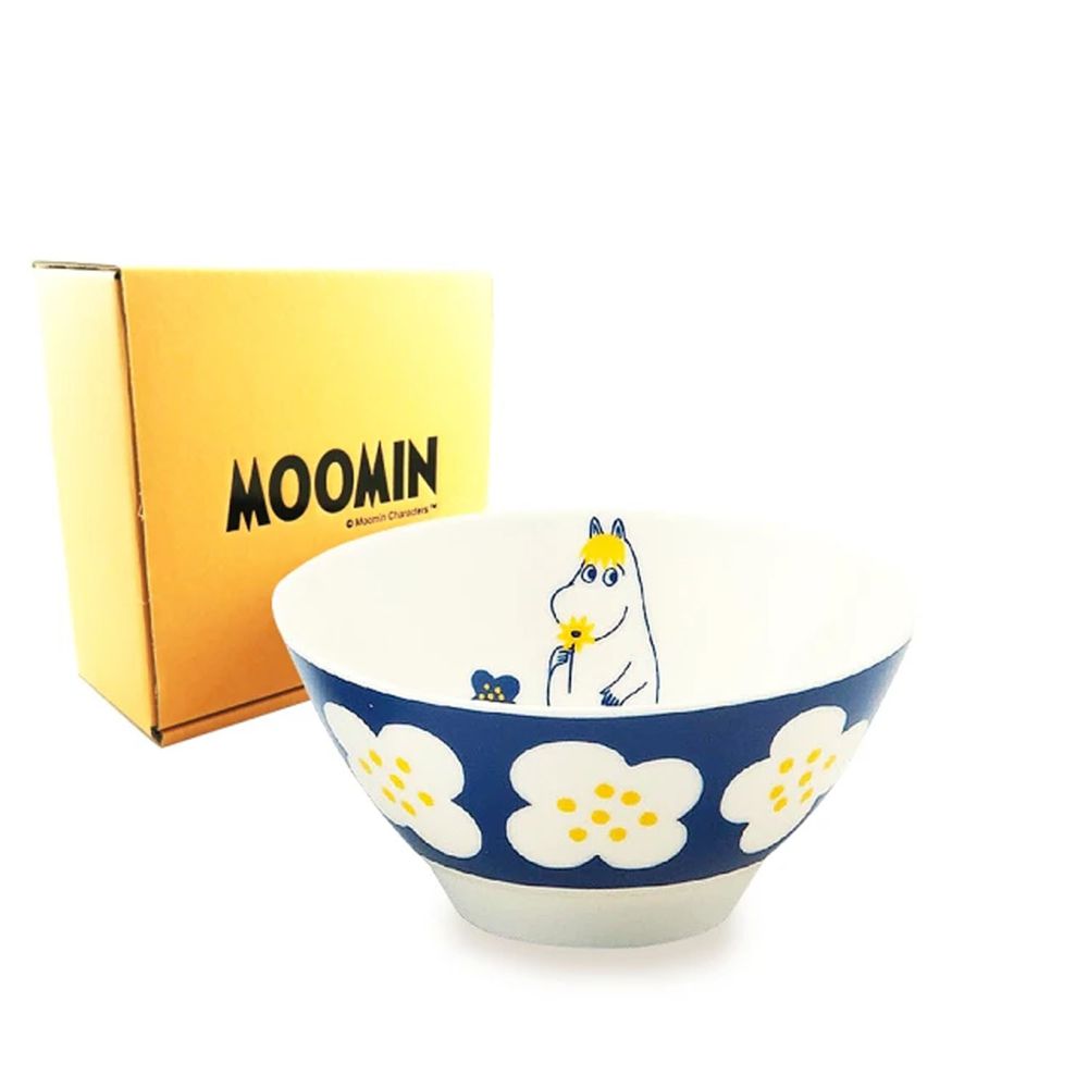 日本山加 yamaka - moomin 嚕嚕米彩繪陶瓷碗禮盒-MM034-312-1入