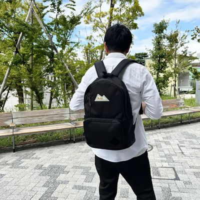 日本BEEM - Boite OUT DOOR防潑水休閒後背包-黑色