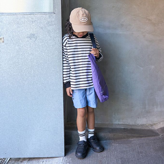 日本 b-ROOM - 時尚休閒棒球帽-Nice-米白 (F)