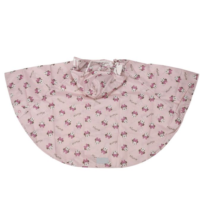 akachan honpo - 短斗篷式雨衣-迪士尼-粉紅色 (80~95cm)