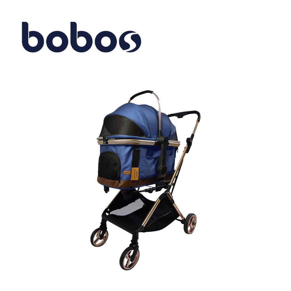 X9L 超跑寵箱分離式寵物推車-海軍藍