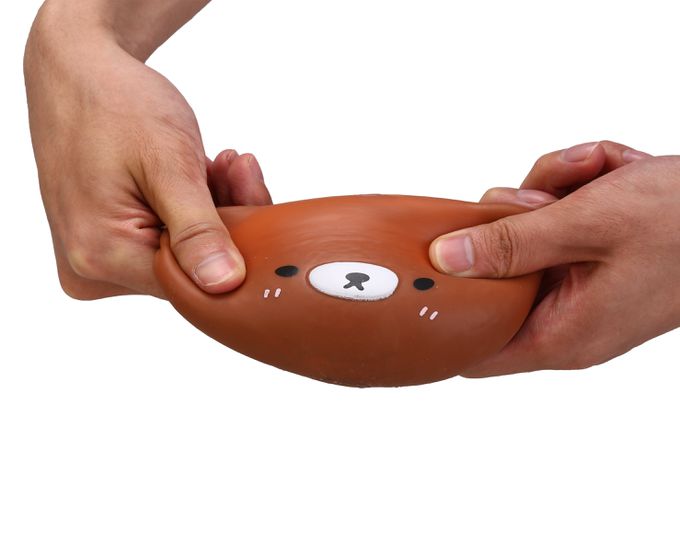 樂彩森林 - 療癒捏捏樂-巧克力小熊-1入(顏色隨機)