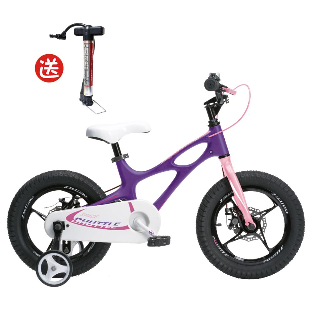 Royalbaby - 14吋星際兒童腳踏車(送打氣筒)-紫色