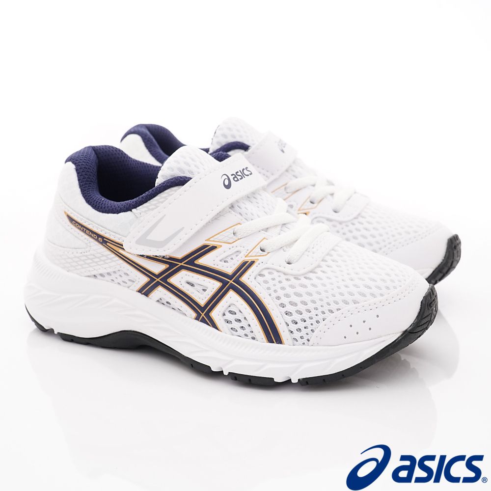 asics 亞瑟士 - CONTEND 6運動鞋款(中小童段)-白