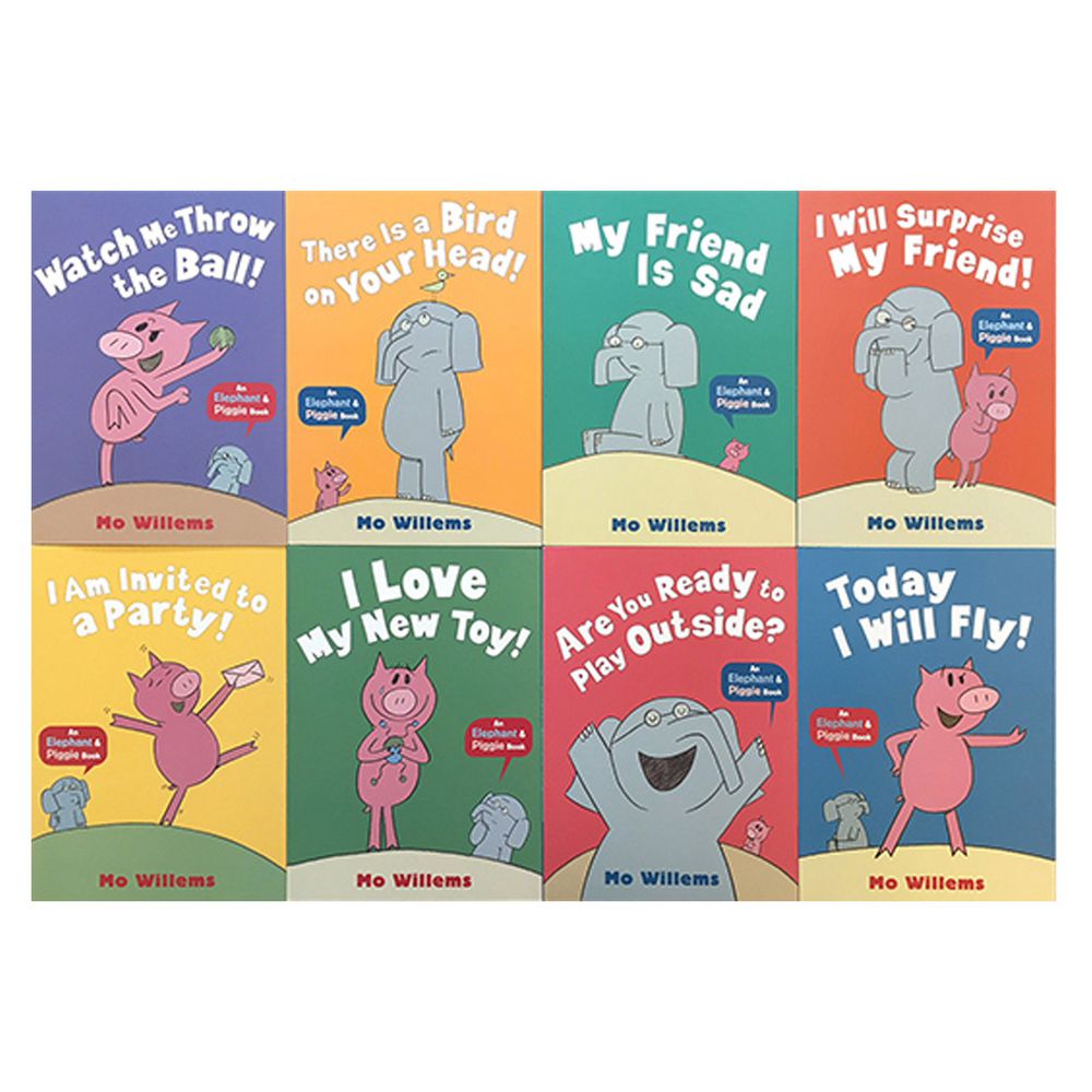 Elephant and Piggie Collection 8平裝套書(英國版)