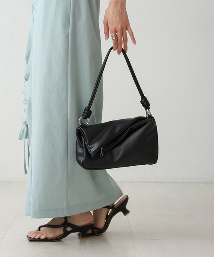 日本 Bab - 2way軟質拉鍊造型手提/側背包-薄荷綠