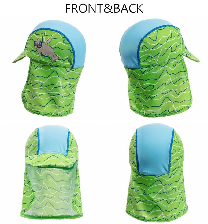 德國Playshoes - 抗UV防曬水陸兩用遮頸帽-小海豹 (51)