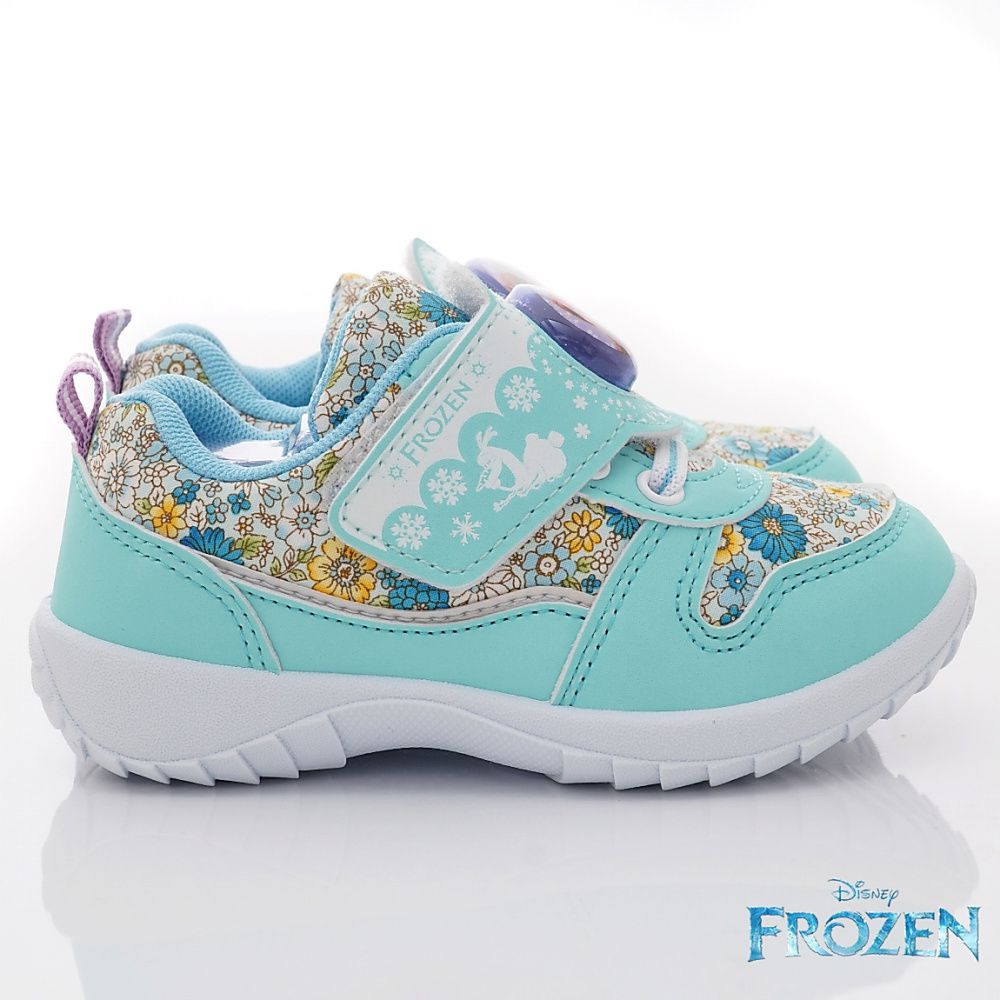 台灣製冰雪奇緣電燈休閒運動鞋(中小童段)-運動鞋-藍色