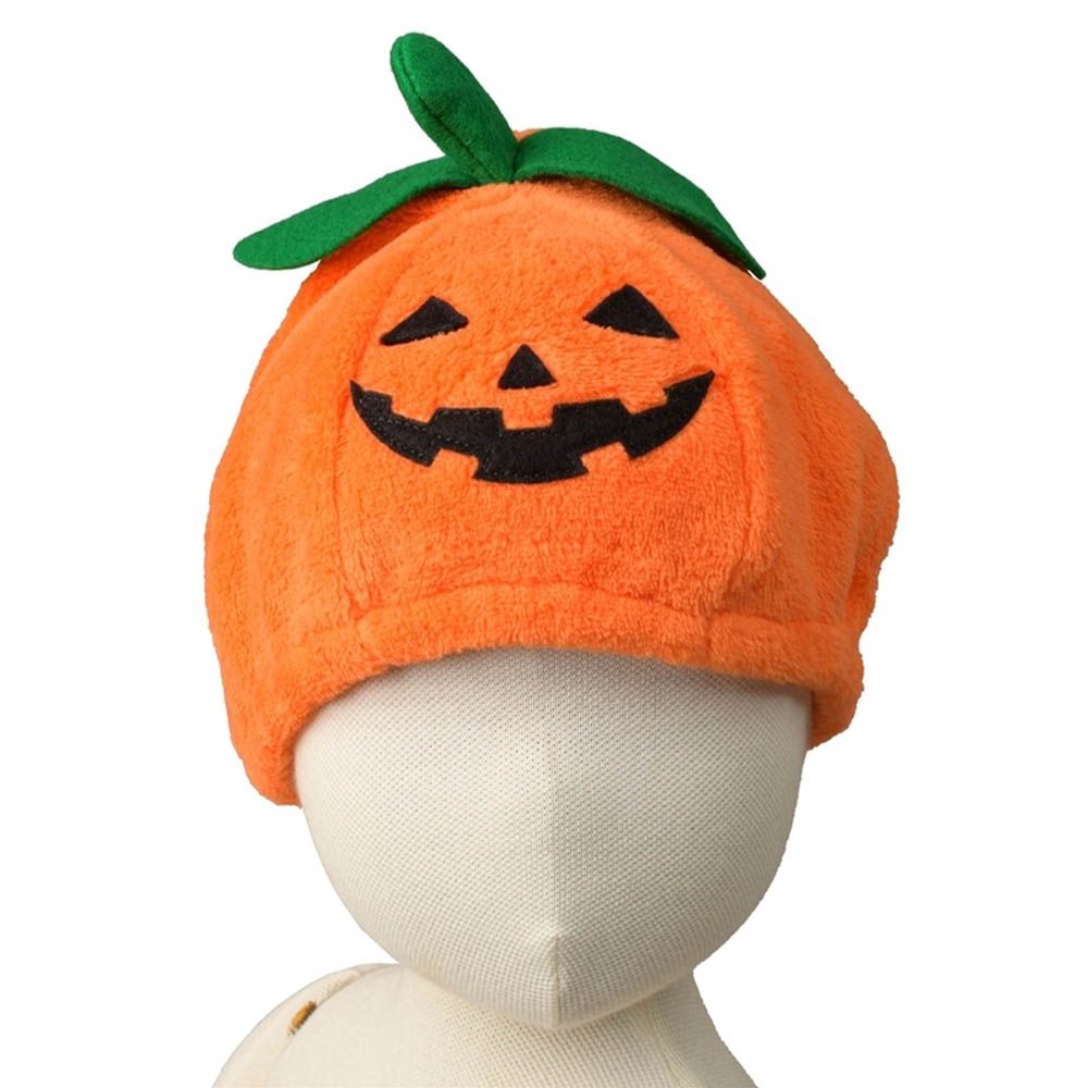 萬聖節-南瓜燈造型帽-橘色 (48~50cm)