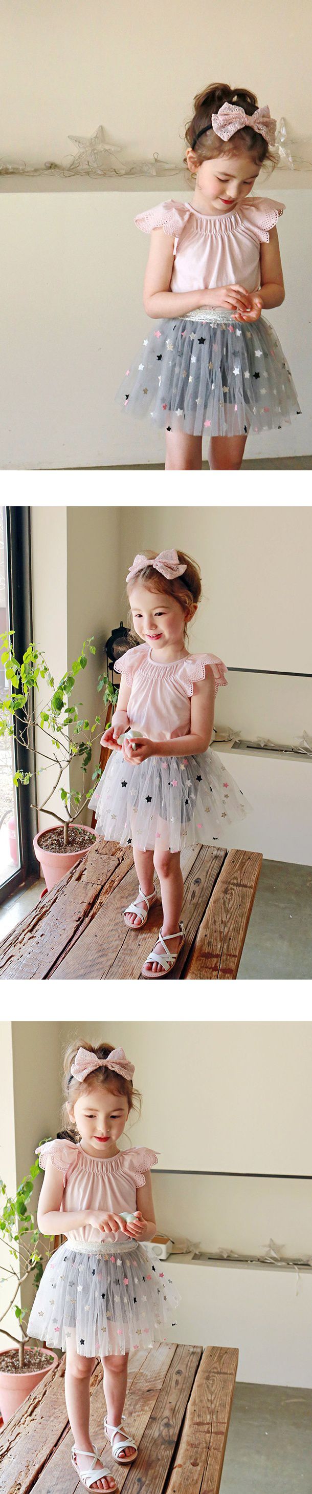 韓國 PuellaFLO - (剩7號)花瓣立體袖上衣-粉紅