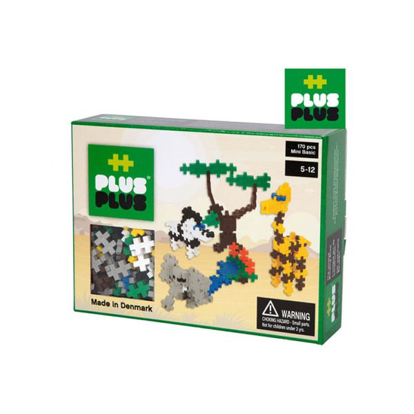 加加積木 PLUS PLUS - Mini小顆粒-彩虹系列-動物園170pcs