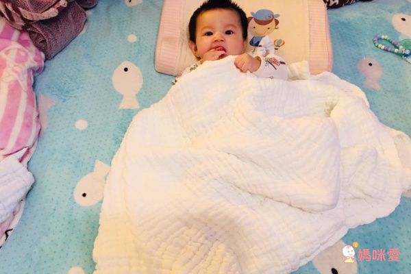 JustGreen - 十層澎澎紗純棉紗布浴巾-粉 (120x95cm)