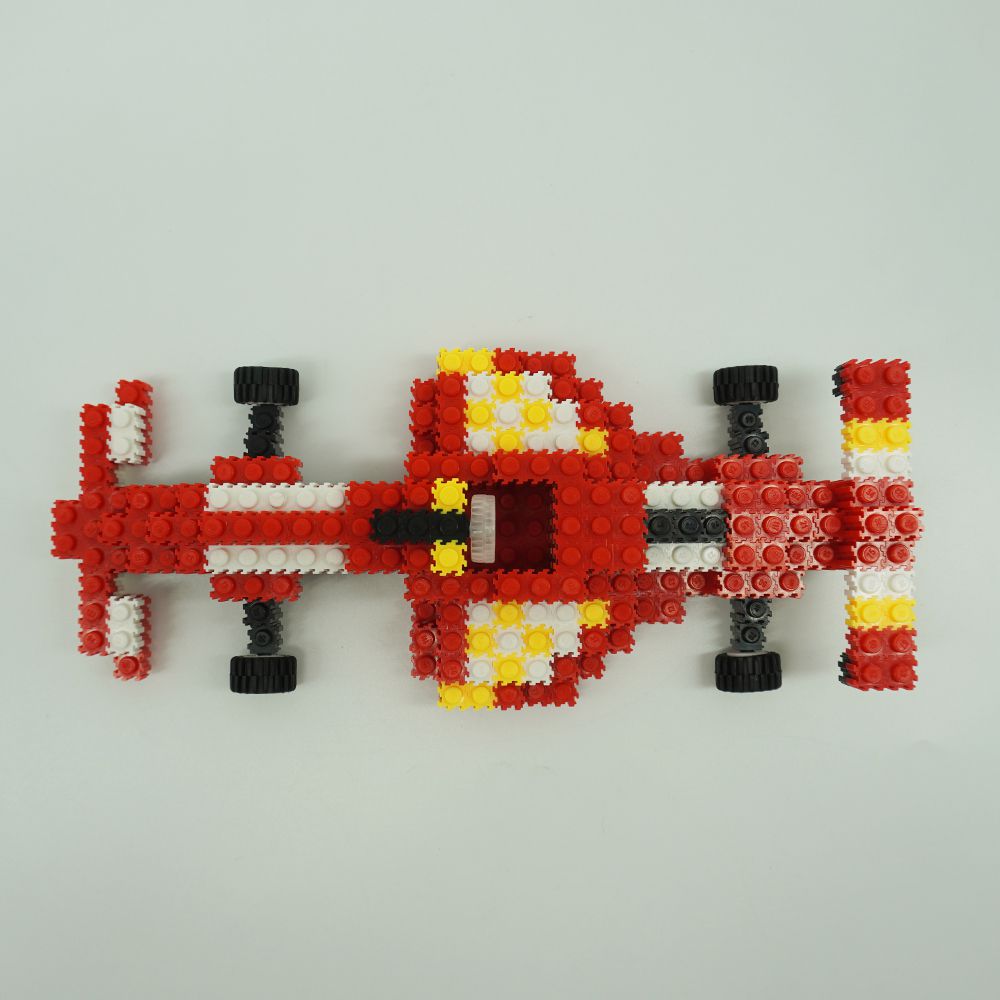 韓國 Color Story - 免燙拼豆包-3D立體紅色F1賽車(10mm)