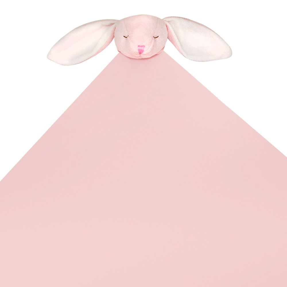 美國 Angel Dear - 動物嬰兒安撫毛毯-粉紅小兔-新款