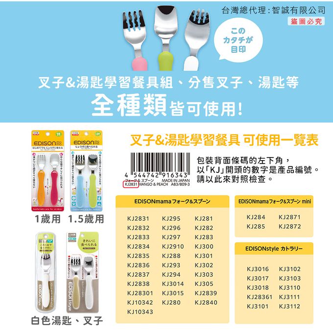 日本 EDISON mama - 嬰幼兒學習湯叉餐具組專用收納盒(全種類)