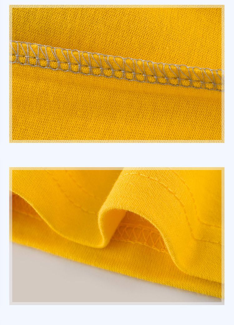 純棉長袖上衣-Hey-黑色x卡其色