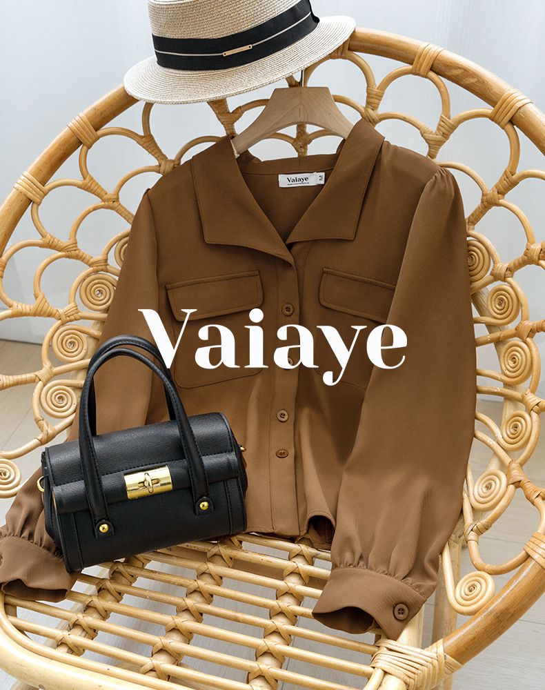 復古棉質口袋長袖襯衫-黑色