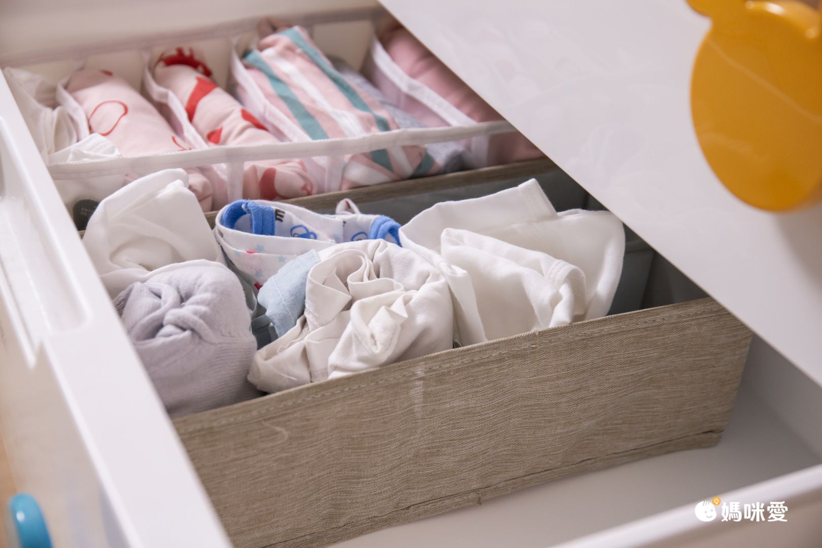 布藝衣服分隔收納盒-墨綠色 (8格)