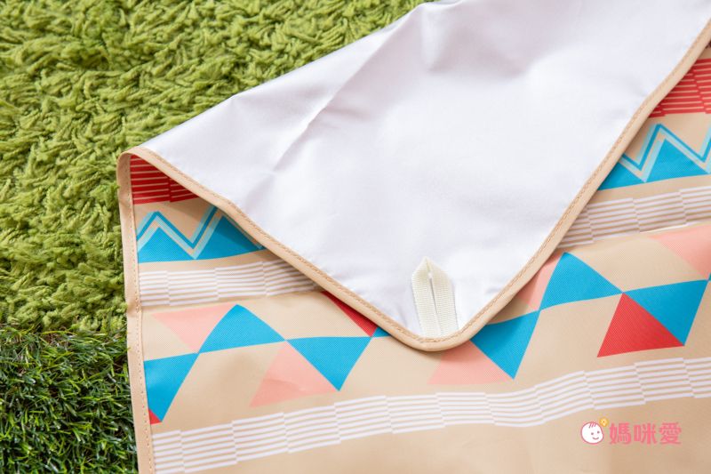 日本現代百貨 - 圖騰輕便野餐墊(附收納袋/地釘*4)(2-3人)-藍 (140x90cm)