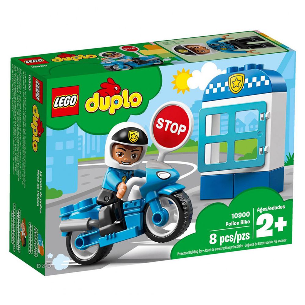 樂高 LEGO - 樂高 Duplo 得寶幼兒系列 - 警察摩托車 10900-8pcs