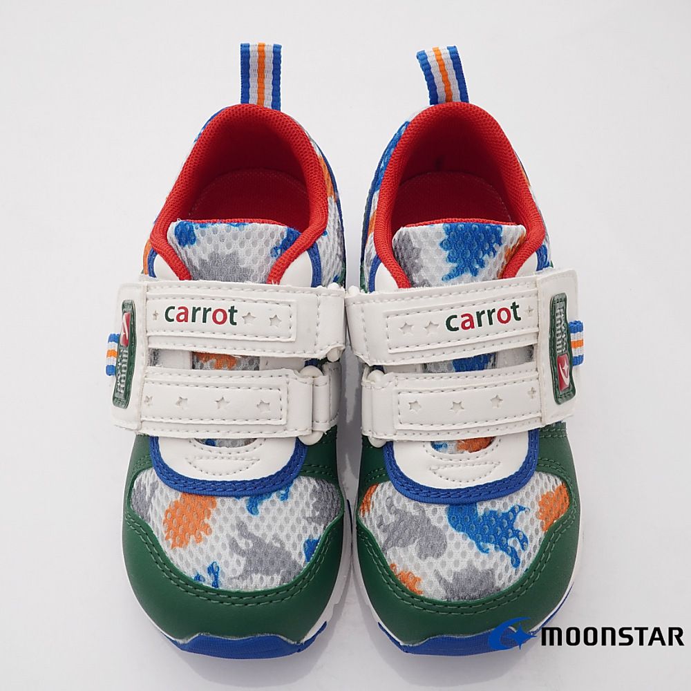 Moonstar日本月星 - 月星速乾透氣機能款(中小童段)-運動鞋-青苔綠