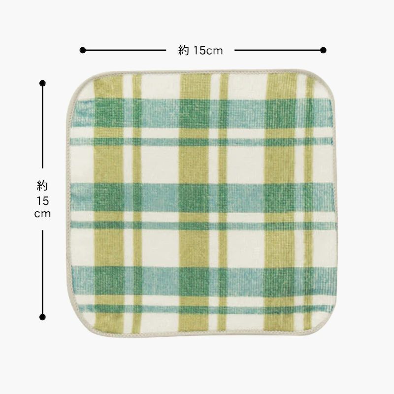 日本千趣會 - 北歐風方形小手帕五件組-火箭恐龍機器人 (15x15cm)