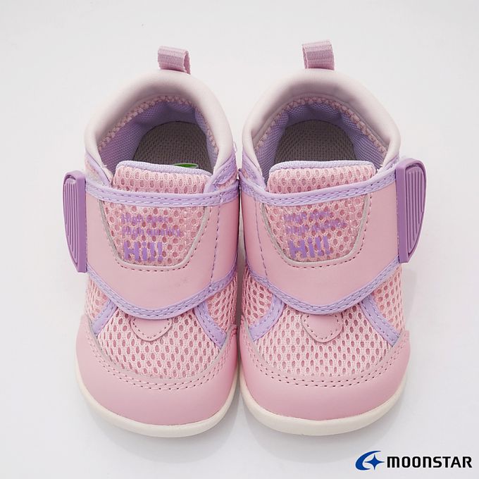 Moonstar日本月星 - 穩健寶寶學步款-MSB1454粉-學步鞋-粉