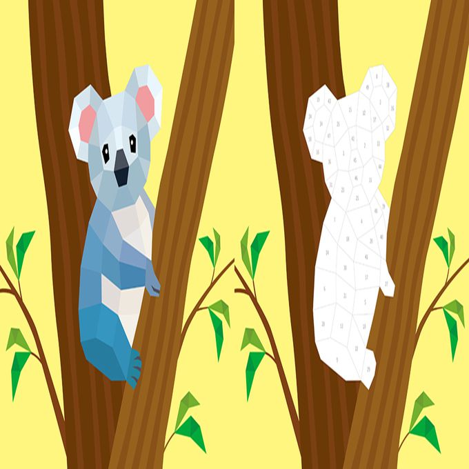 立體拼貼遊戲-動物