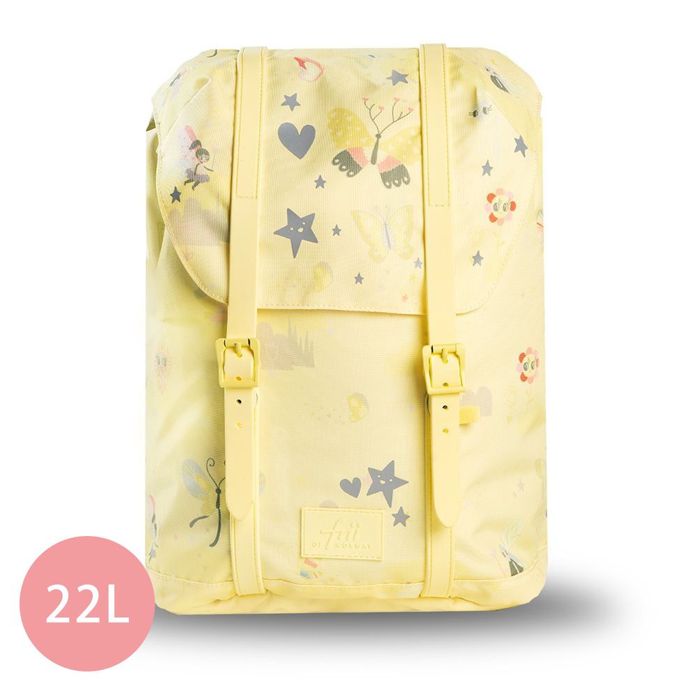 挪威Frii - 輕量護脊書包-蝴蝶黃 (22L)-2021新款