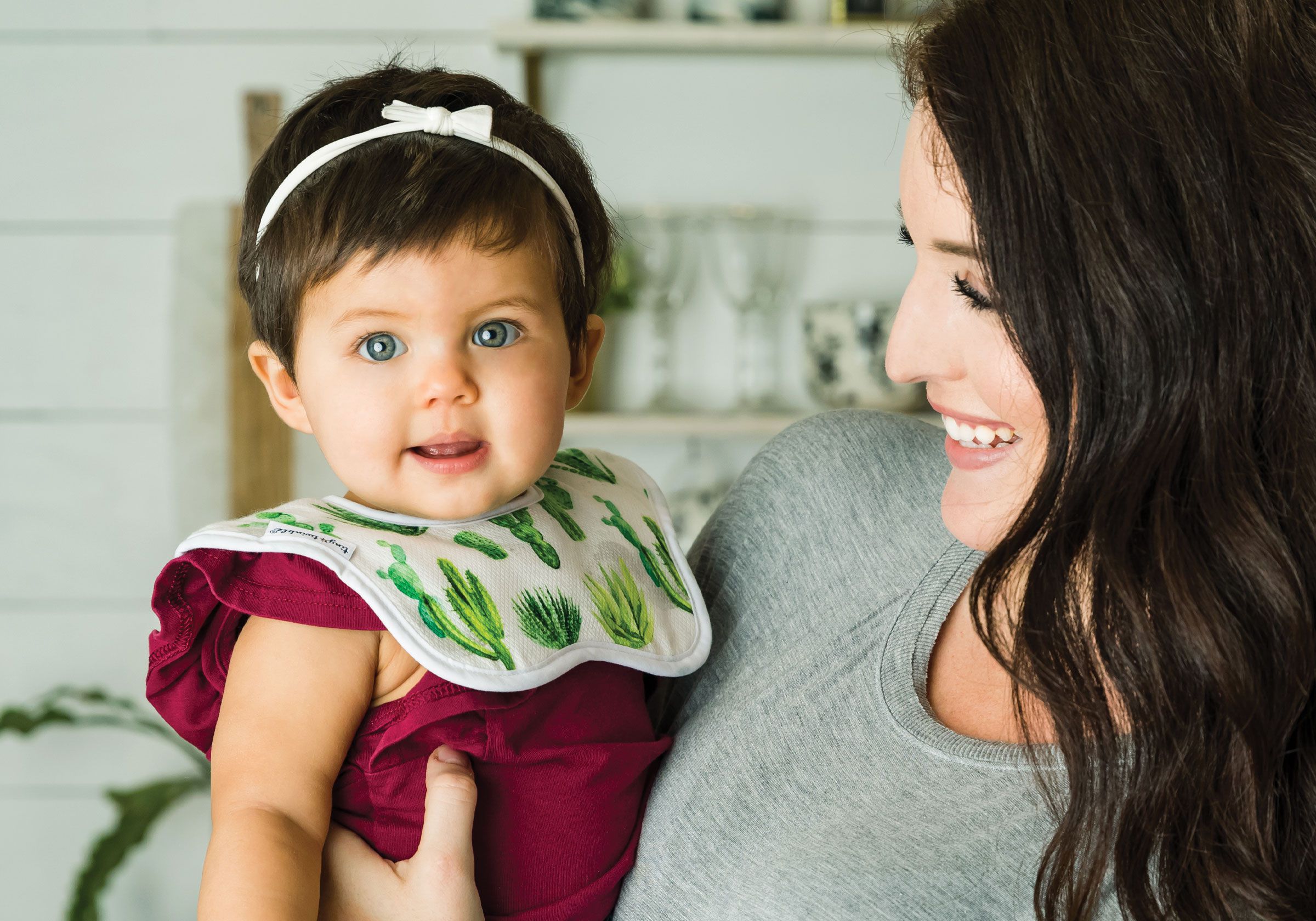 美國 tiny twinkle - 花型圍兜-雙入組-大自然