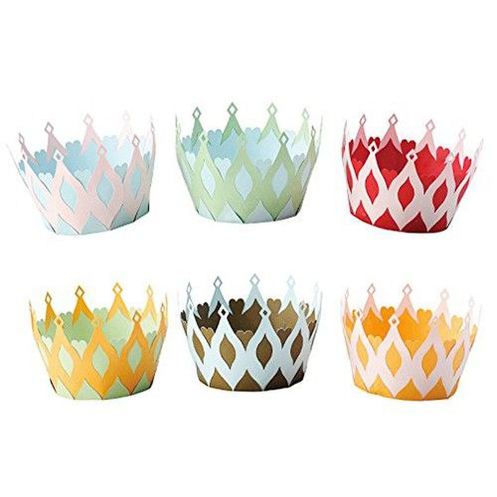 日本丸和 - Deco papier生日派對裝飾皇冠6入組-菱形裝飾