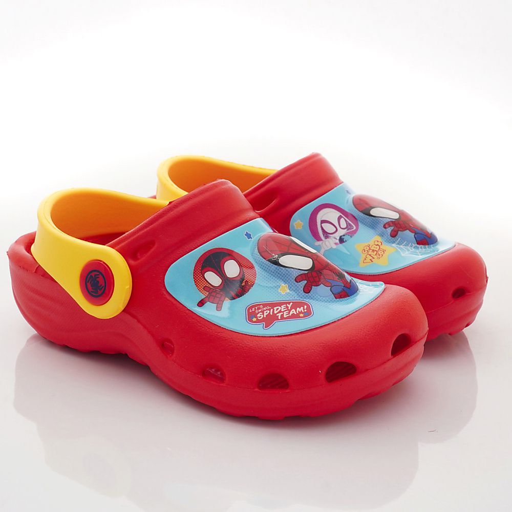 漫威MARVEL - 台灣製蜘蛛人電燈涼鞋(中小童段)-紅