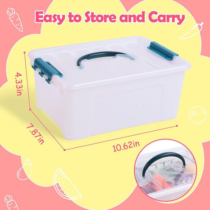 CuteStone - 兒童廚房玩具不鏽鋼遊戲鍋與廚房用具27件組合