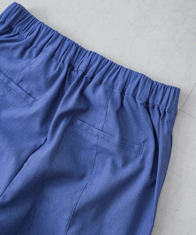 日本 Bab - 接觸冷感 UVcut定番美腳九分褲-白