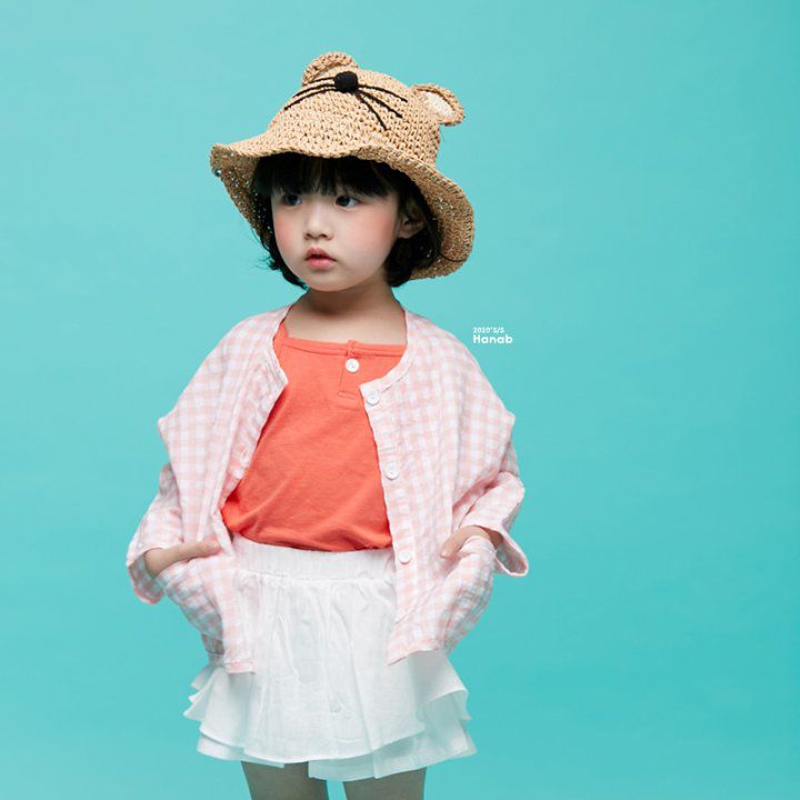 韓國 Hanab - 輕薄防曬防蚊外套-薄荷格子