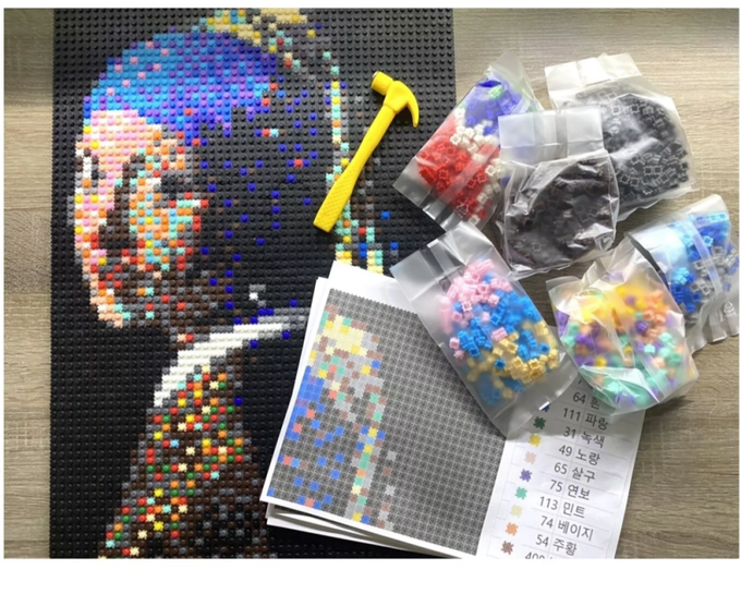 꾹꾹블럭 - 韓國馬賽克咕咕拼豆組- 聰明鼠