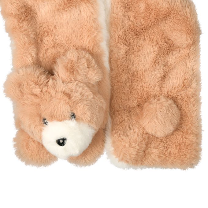 akachan honpo - 圍巾-動物-淺卡其色