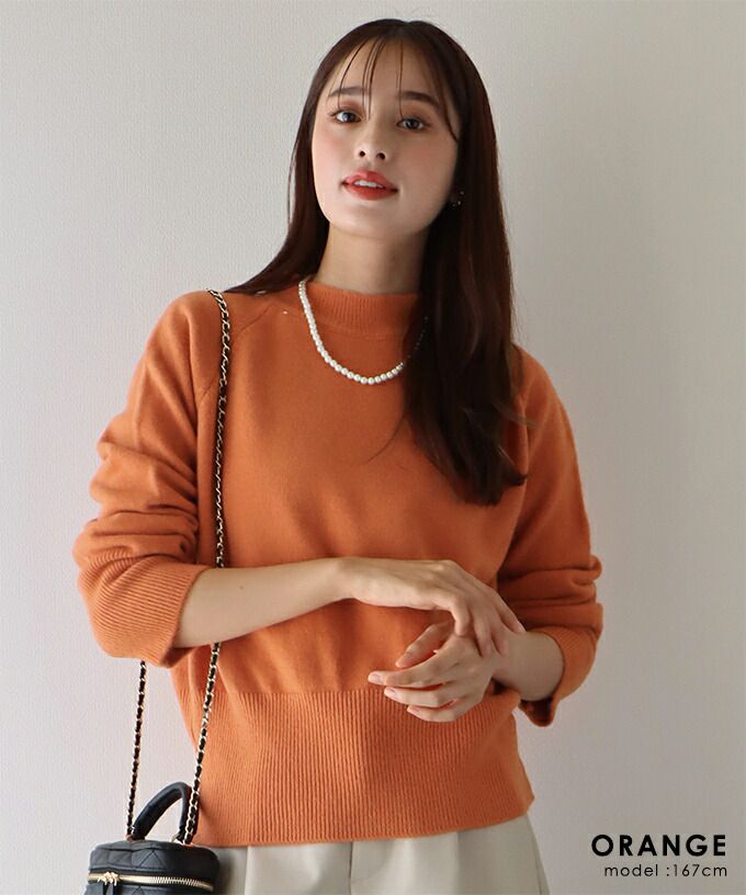 日本 BLUE EAST - 優雅立領針織上衣-草綠