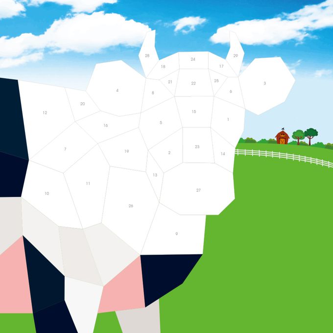 立體拼貼遊戲-農場動物