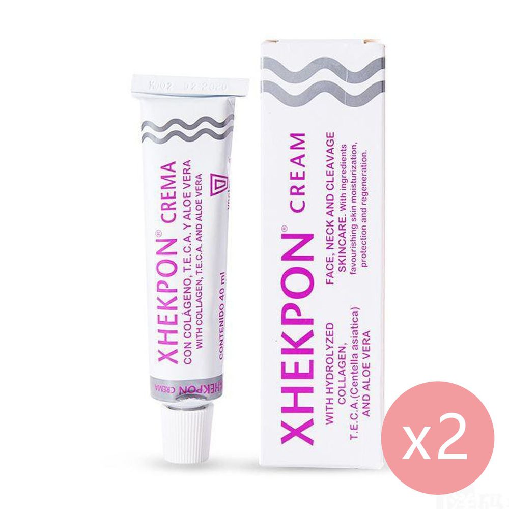 西班牙 XHEKPON - 膠原蛋白緊紋霜-原裝進口正貨-超值2入組-40ml*2
